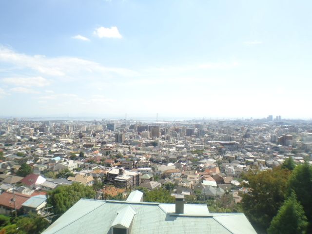 眺望　天気の良い日は海まで見えます。