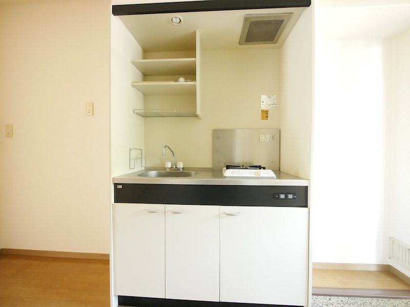 キッチン　1口ガスコンロ付き