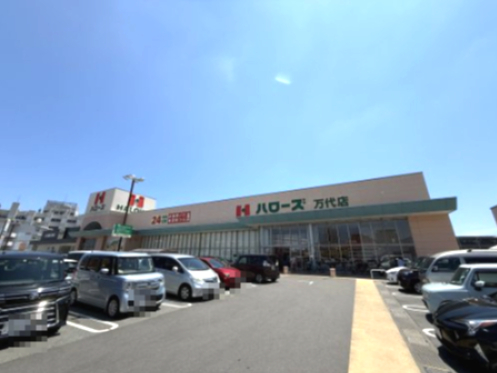 スーパー　ハローズ 徳島万代店（スーパー）まで884m