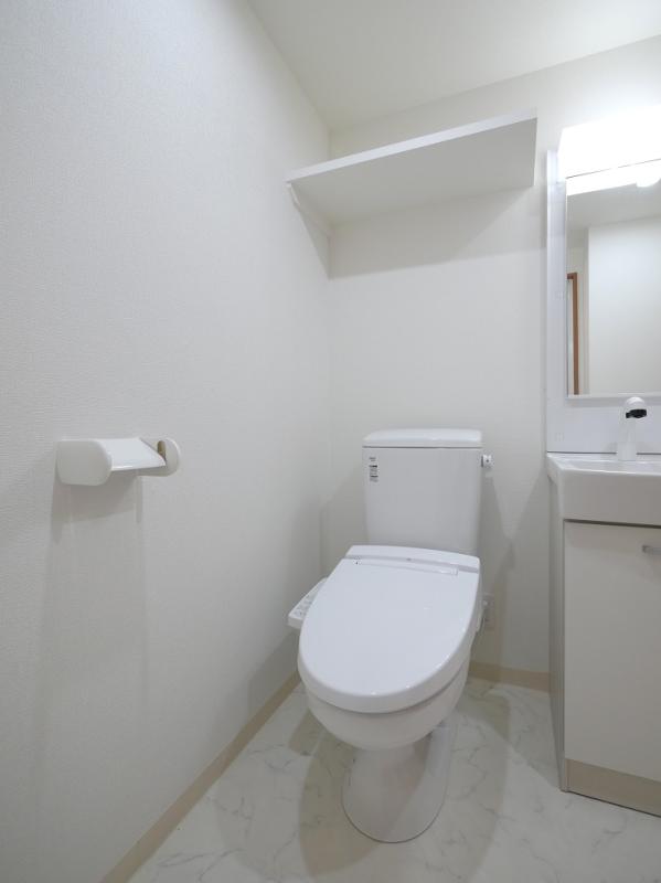 トイレ　ゆったりとした空間のトイレです
