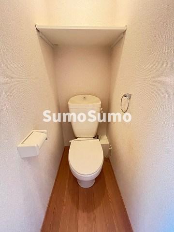 トイレ　ゆったりとした空間のトイレです