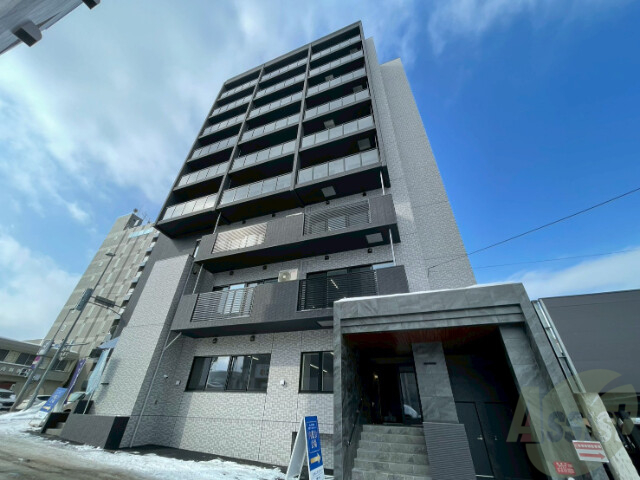 建物外観　札幌市豊平区美園三条「グランメール　ハピネス美園」