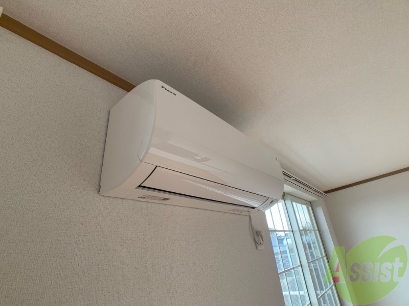 その他設備　エアコン付きなので各季節快適に過ごせそうですね！