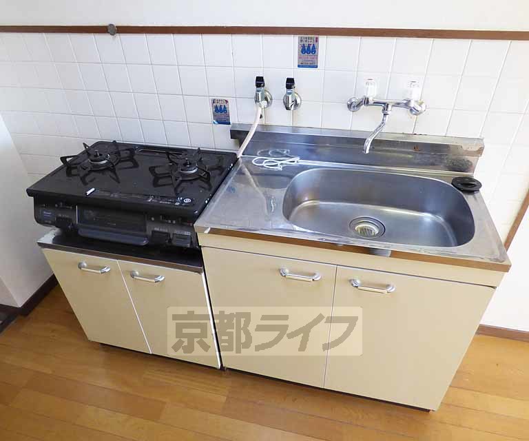 キッチン　２口コンロ設置可能