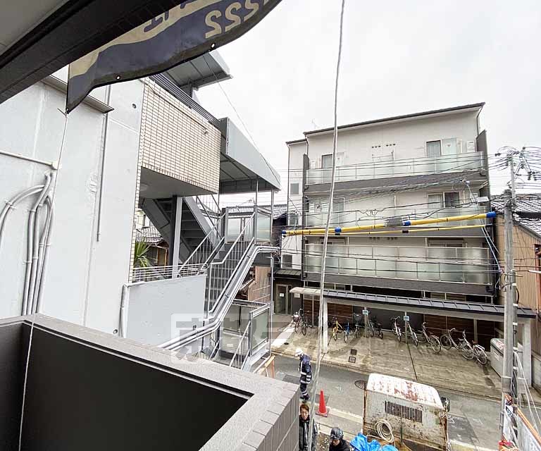 眺望　ベランダ　北向き