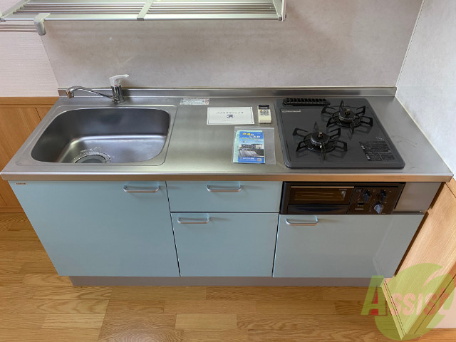 キッチン　キッチンはこちらです。十分な広さがございますね