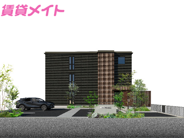 駐車場　完成パース