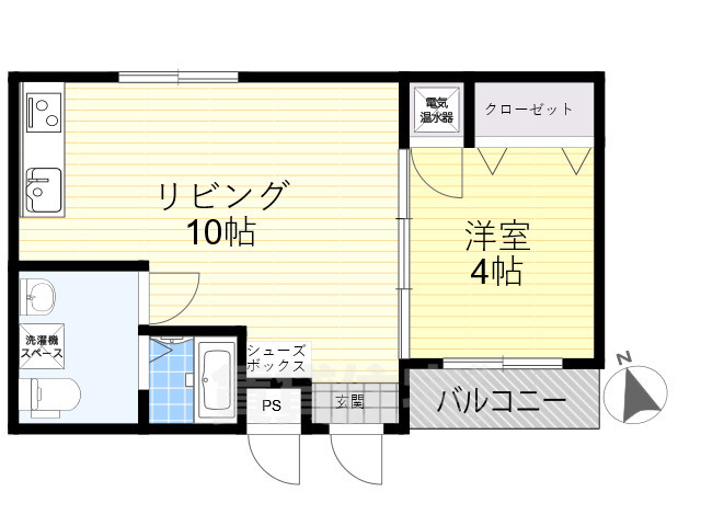 F maison 東加賀屋1番館の間取り写真