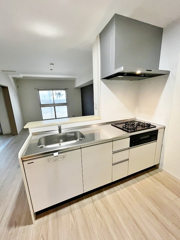 キッチン　★システムキッチングリル付き/3口コンロ★