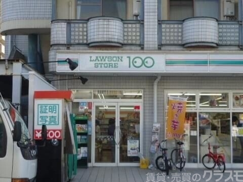 コンビニ　ローソンストア100壬生辻町店（コンビニ）まで355m