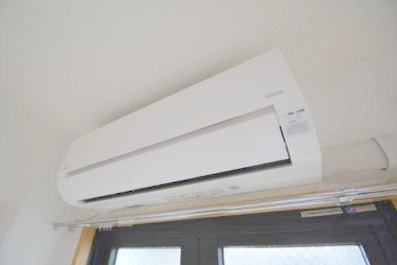 その他設備　エアコンがはじめからついているのはお得ですね。