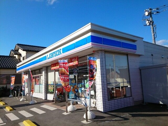 コンビニ　ローソン安中古屋店（コンビニ）まで150m