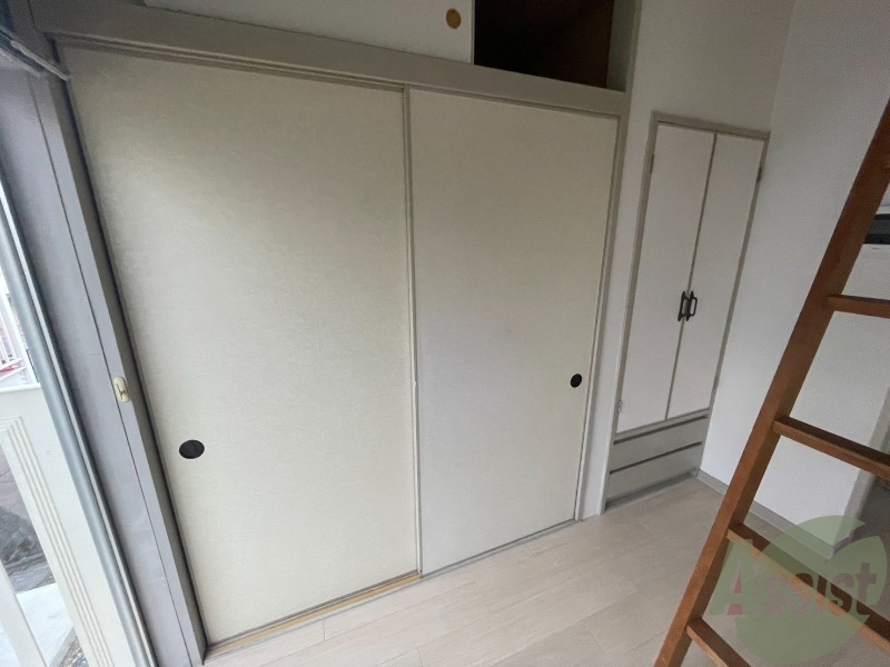 収納　ここに収納があります。収納があると部屋が広く使えます。