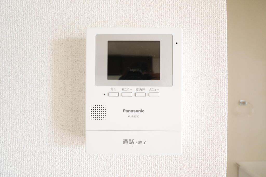 セキュリティ　モニター付きインターホンです♪