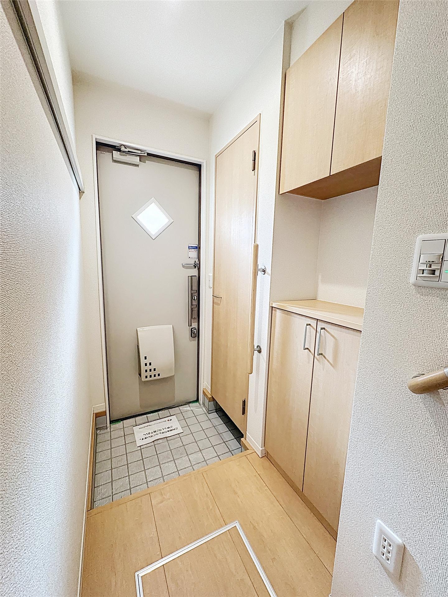 玄関　収納が充実した玄関♪