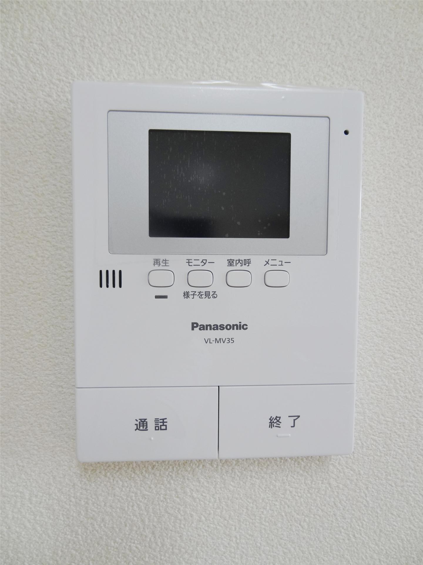 セキュリティ　来客の顔が確認できるモニターホン付きで安心◎