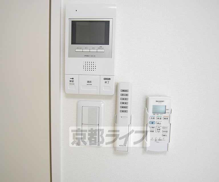 セキュリティ　来客も安心です。