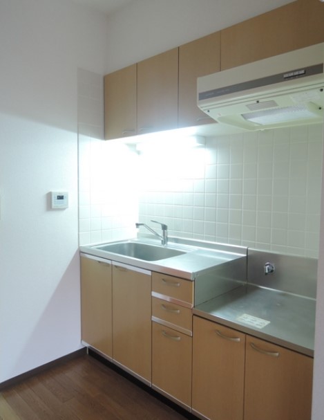 キッチン　持ち込みですがガスキッチン