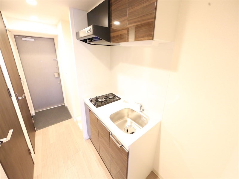 キッチン　システムキッチン（ガス2口コンロ付）