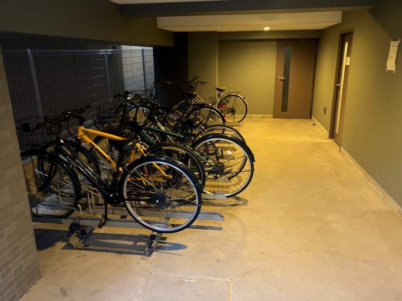 駐車場　駐輪場です