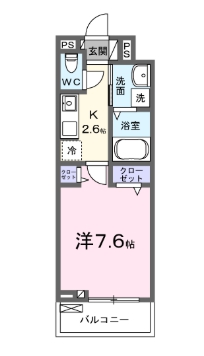 安城市今池町のアパートの間取り
