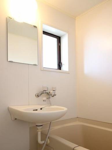 洗面設備　浴室に洗面台があります。