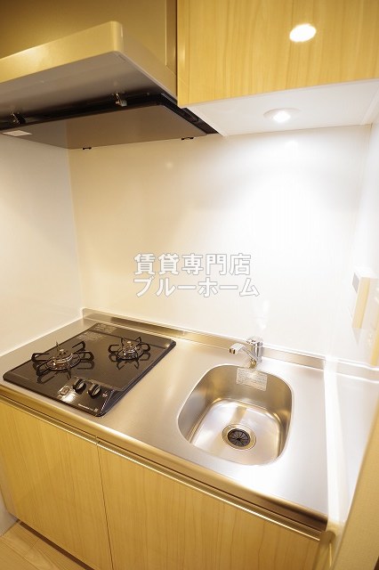 キッチン　2口コンロのシステムキッチンです！