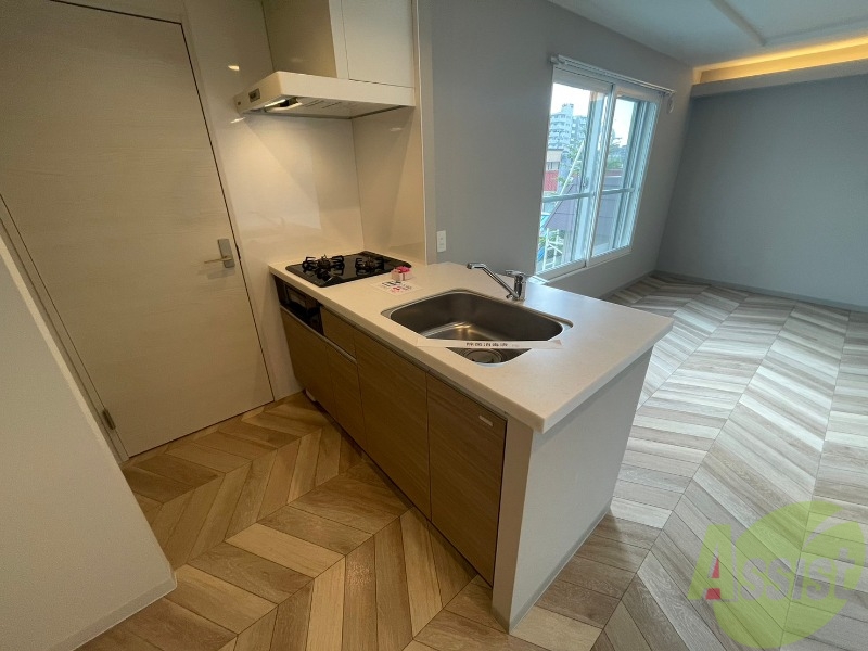 キッチン　キッチンはスペースも広々していて使いやすそうですよ！