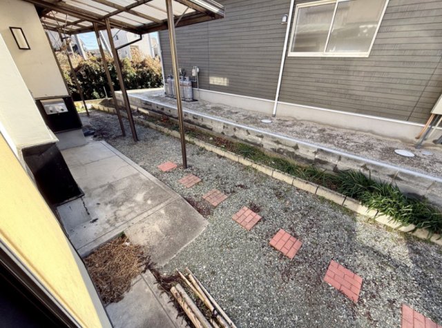 バルコニー　落ち着いた時間を過ごせるバルコニーです