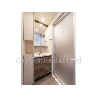 洗面設備　同タイプ4階のお部屋を撮影。仕様が異なることがあります。