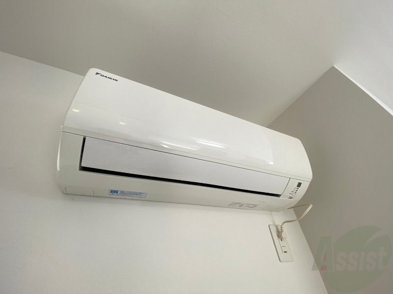 その他設備　エアコンが設置してありますので、寒暖対策もばっちり。