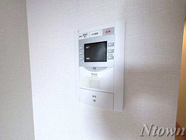 セキュリティ　モニター付きです