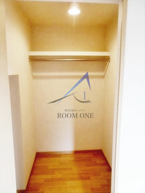 収納　ウォークインクローゼットです。