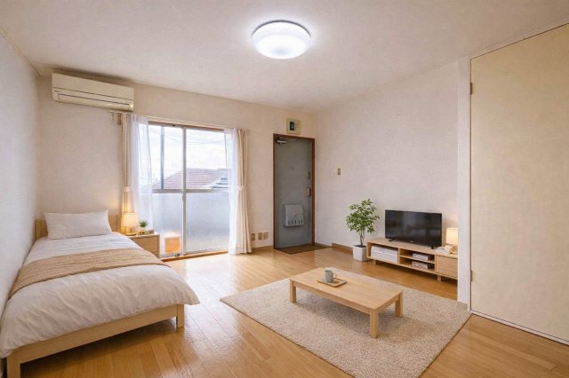 居室・リビング　家具配置イメージ画像です