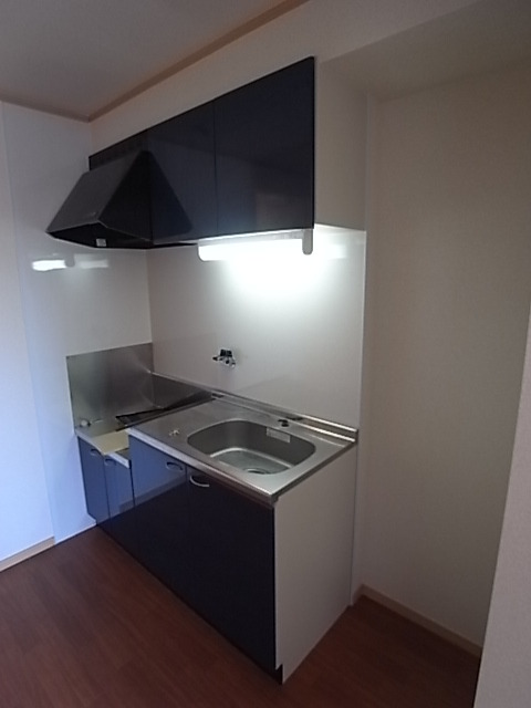 キッチン　ガスコンロ設置型のキッチン