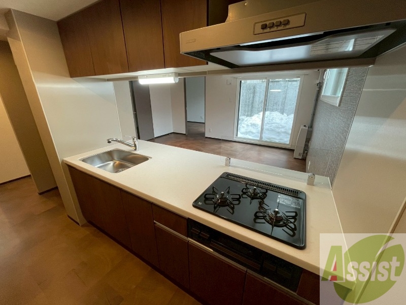 キッチン　システムキッチンなので、すぐお料理に使えます！