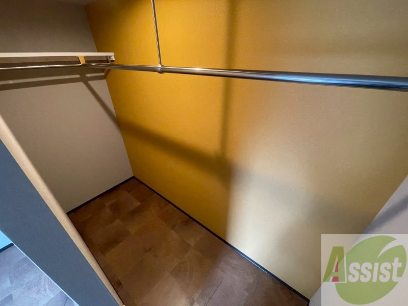 収納　洋室にはクローゼットがあるのですっきり片付きそうです。