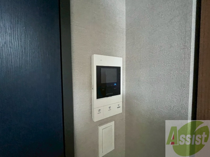 セキュリティ　ＴＶモニター付インターホンです。来客者の顔が見えるので安心！