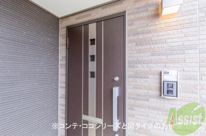 玄関　こちら建築中の物件となり、イメージ画像になります。