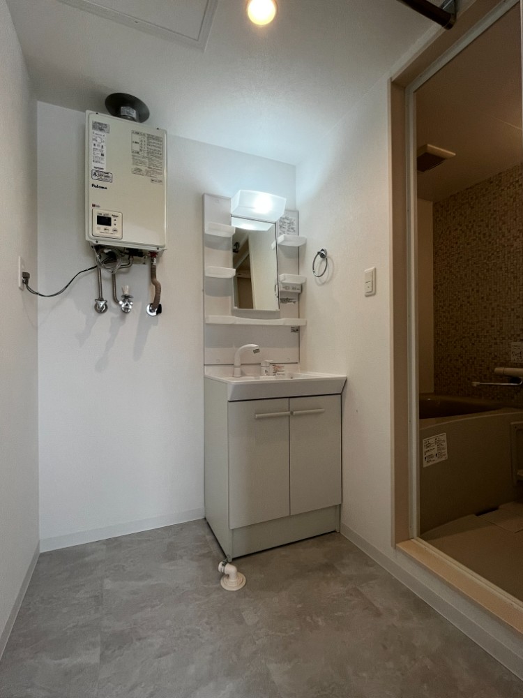洗面設備　シャワードレッサー付きです！