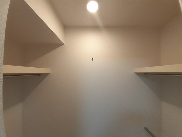収納　たっぷりとした収納スペースです