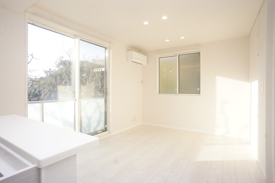 居室・リビング　LDK１２.２帖～エアコン1基付！Wi-Fi無料！