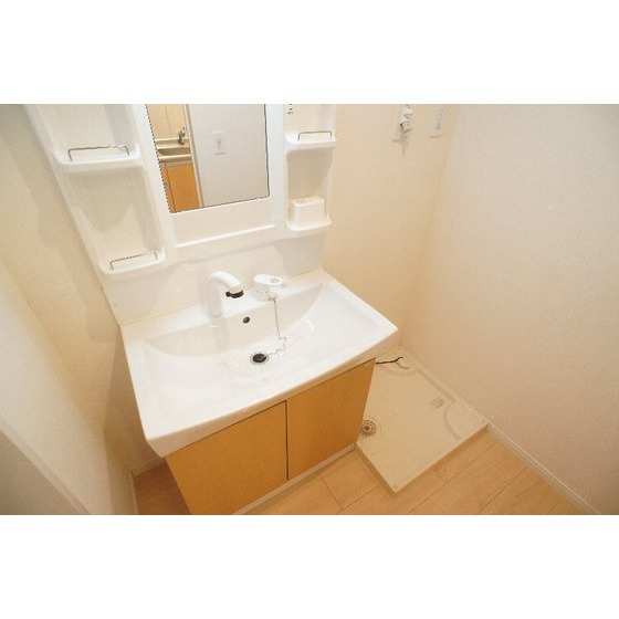 洗面設備　シャンプードレッサー、室内洗濯機置き場あり