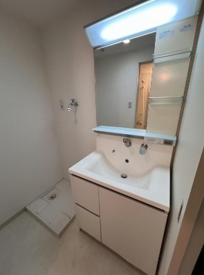 洗面設備　写真は別号室です。現況優先になります。