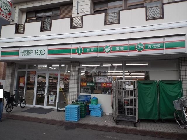 コンビニ　ローソンストア100 川越新富町一丁目店（コンビニ）まで433m