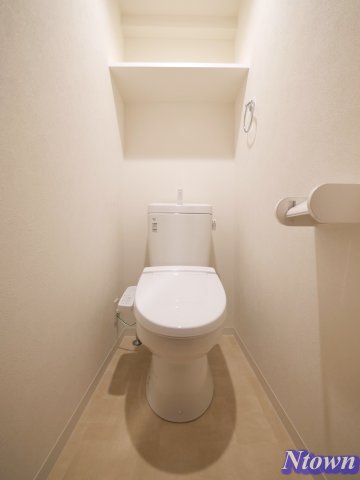 トイレ　ゆったりとした空間のトイレです