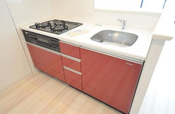 キッチン　イート アパートメント ヴェリタス ※反転間取り