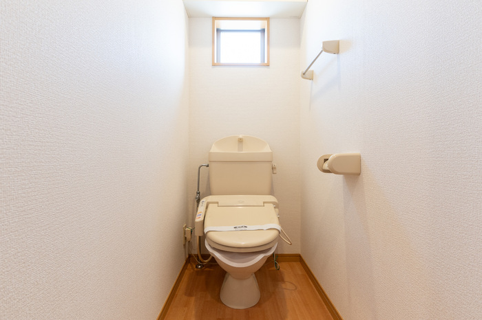 トイレ　ゆったりとした空間のトイレです