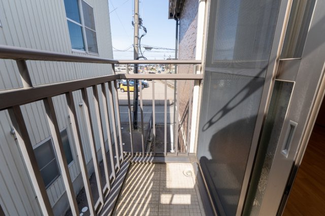 バルコニー　落ち着いた時間を過ごせるバルコニーです