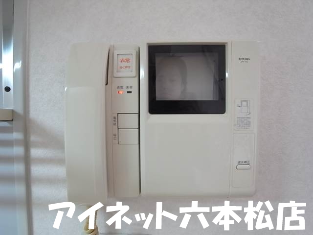 セキュリティ　来訪者の顔が確認出来るので安心です